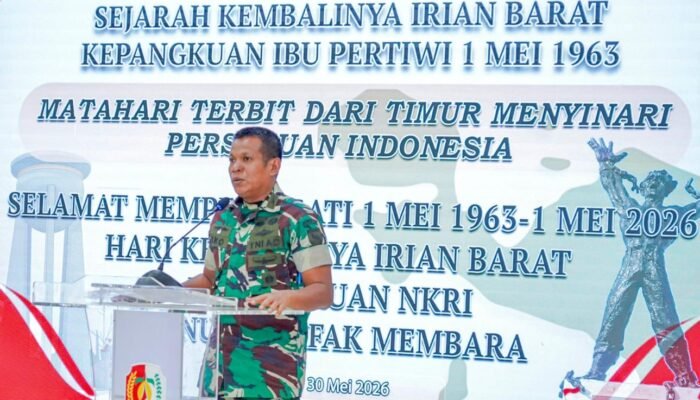 1 Mei 1963, Danrem 182/JO Ajak Perrsatuan dan Wariskan Pemahaman Sejara Lurus Kepada Generasi Penerus Papua