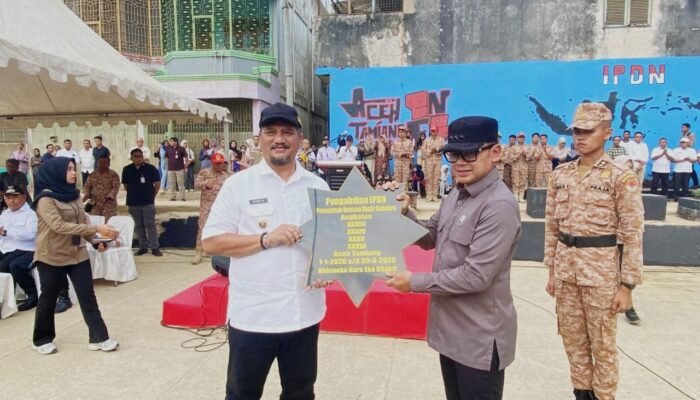 Pemkab Aceh Tamiang Gelar Apel Pelepasan Satgas IPDN