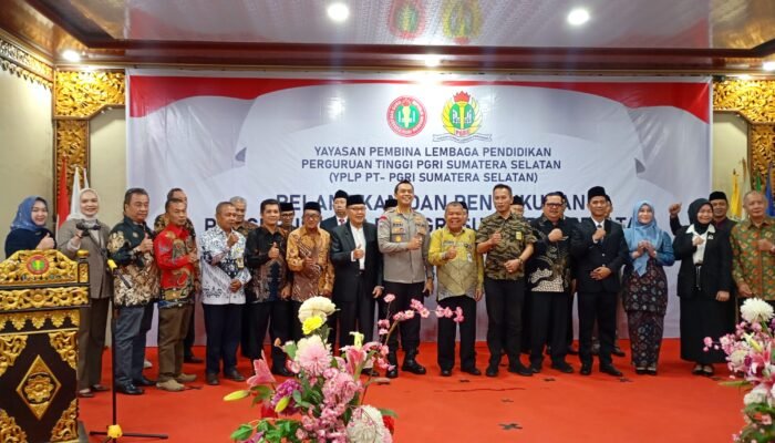 Perdana, YLPP PT PGRI Sumsel Lantik Pengurus Baru Priode 2026-2031