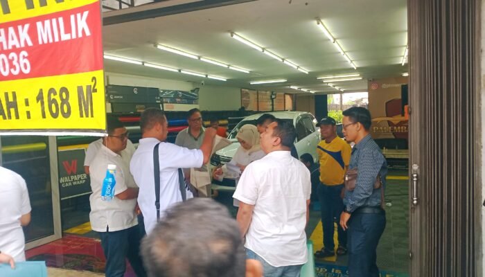 ‘Gercep’ PUPR Kota Palembang Sidak Ruko Samping Perumahan Grand Garden