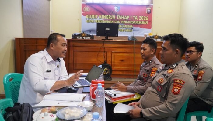 Itwasda Polda Kalbar Audit Polres Kapuas Hulu