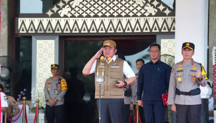 Gubernur Herman Deru Pimpin Apel Operasi Ketupat 2026, Pastikan Kesiapan Pengamanan Mudik Lebaran