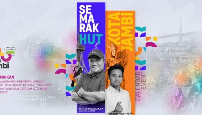 Wali Kota Maulana Siapkan 30 Event HUT Kota Jambi, Festival Gratis Siap Dongkrak Wisata dan UMKM