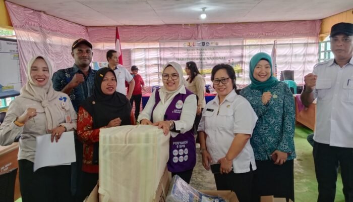 Peringatan Hari Posyandu di Distrik Arguni, Nurwidayati Samaun Dahlan Tekankan Pelayanan Dasar Berbasis Pada 6 SPM