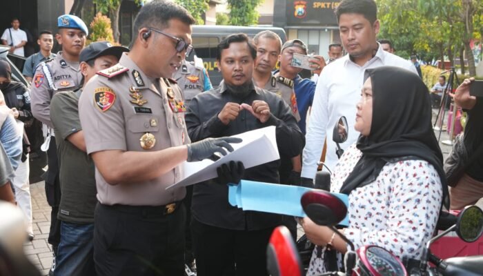 Polresta Sidoarjo Ungkap 36 Kasus 3C, Kembalikan Barang Bukti Curian Kepada Pemiliknya
