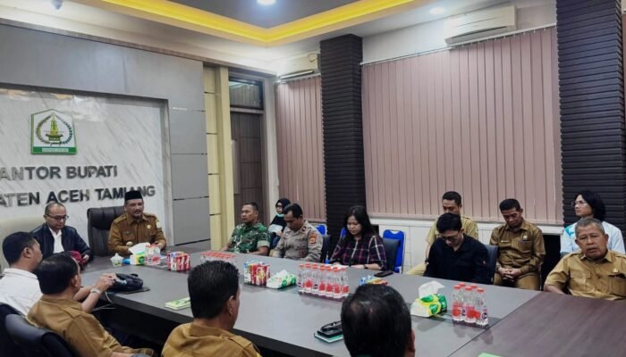 Dirjen Perumahan Gandeng Pemkab Aceh Tamiang Bahas Hunian Tetap Korban Banjir