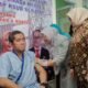 Pantau Imunisasi MR 600 Nakes, Ketua TP PKK Muba: Sebagai Garda Terdepan, Nakes Harus Kuat dan Sehat 