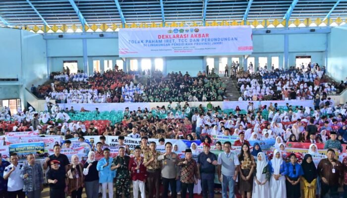 Polda Jambi dan Pemprov Gelar Sosialisasi Akbar Cegah Radikalisme di Kalangan Pelajar