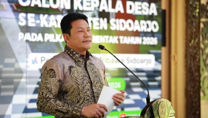 230 Cakades Ikuti Pembekalan, Bupati Subandi: Pilkades Serentak Sidoarjo 2026 Harus Damai