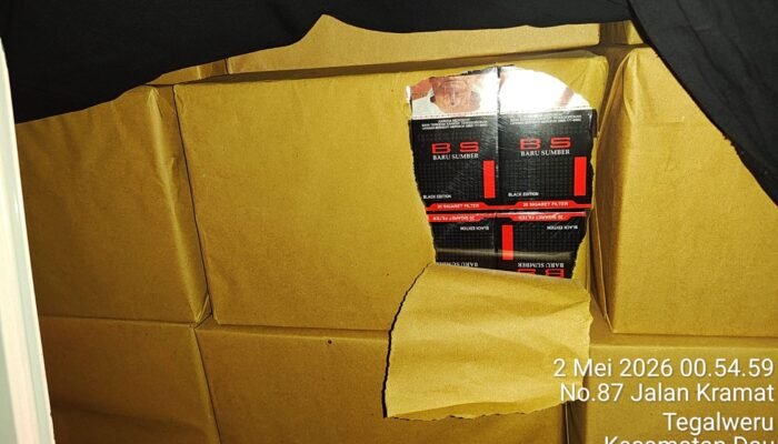 Gagalkan Peredaran Rokok Ilegal, Bea Cukai Malang Kejar Pelaku Yang Melarikan Diri