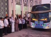 Wako Arlan Lepas Calon Jamaah Haji Prabumulih