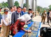 Kepala Dinas PU Bina Marga Musi Rawas Menghadiri Resmikan Infrastruktur Jembatan di Desa Ciptodadi