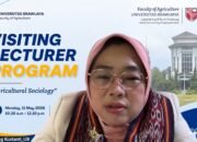 Visiting Lecturer Program Bahas Dampak Perubahan Sosial Terhadap Pertanian Modern