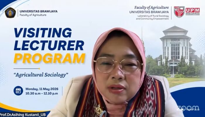 Visiting Lecturer Program Bahas Dampak Perubahan Sosial Terhadap Pertanian Modern