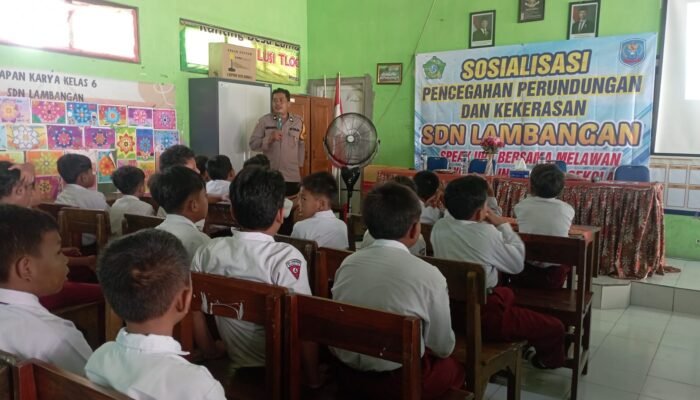 Polsek Wonoayu Sosialisasikan Anti Bullying di SDN Lambangan