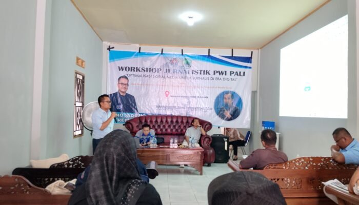 PWI PALI Gelar Workshop Jurnalistik, Dorong Jurnalis Optimalkan Media Sosial