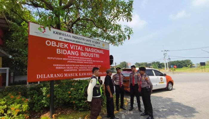 Sat Samapta Polresta Sidoarjo Patroli Objek Vital, Cegah 3C dan Premanisme