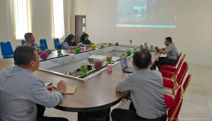 Kanwil Kemenkum Jambi Dampingi Penilaian Mandiri IRH 2026, Perkuat Reformasi Hukum Daerah