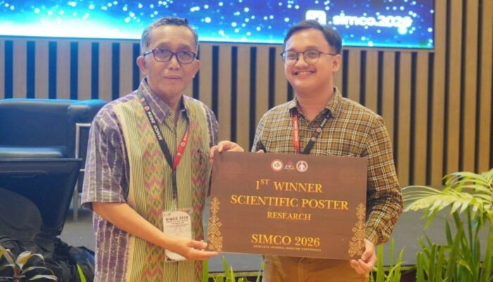 Ali Zainal Abidin, Dosen UKB Raih Juara 1 Tingkat Nasional Lomba Scientific Poster SIMCO 2026