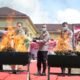 Polda Sumsel Musnahkan 200 Kg Ganja Senilai Rp500 Juta di Empat Lawang