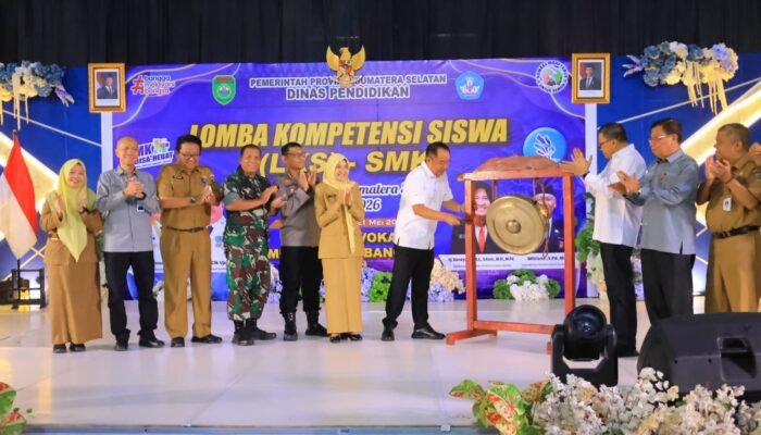 Wagub Cik Ujang Tantang Peserta LKS SMK Sumsel 2026 Ciptakan Teknologi untuk Petani, Nelayan, dan UMKM