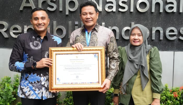 Tata Kelola Arsip Pemkab Sidoarjo Raih Penghargaan Kategori Sangat Memuaskan dari ANRI