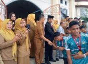 Sekwan Batang Hari Sambut Juara Liga IV Provinsi Jambi Persibri Batang Hari