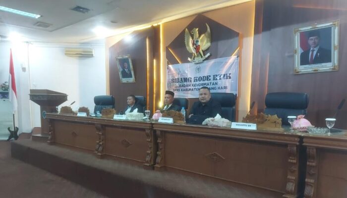 BK DPRD Batang Hari Gelar Sidang Etik Keempat Terkait Dugaan Pelanggaran Kode Etik