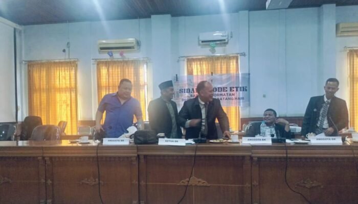 BK DPRD Batang Hari Gelar Sidang Lanjutan Dugaan Pelanggaran Kode Etik Anggota Dewan