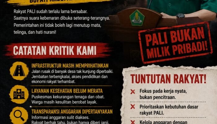 PALI Darurat: GP Ansor Kritik Kinerja Pemkab dan Ajukan 5 Tuntutan