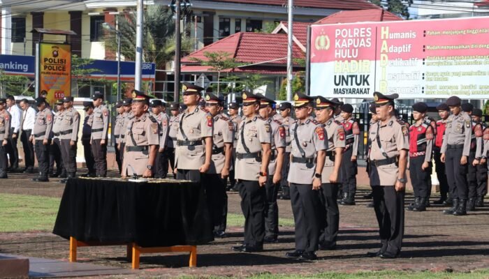 Polres Kapuas Hulu Rotasi 6 Pejabat Strategis, Kapolres: Jabatan Amanah, Bukan Sekadar Kehormatan