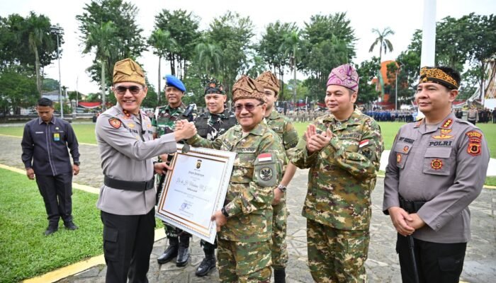 Kapolda Jambi Pimpin Apel Sabuk Kamtibmas, Perkuat Sinergi Jaga Keamanan Kota