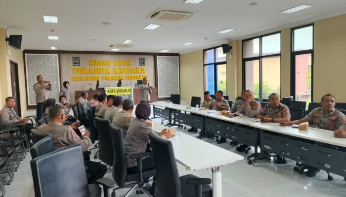 Polresta Sidoarjo Sosialisasikan KUR Himbara untuk Perkuat Ketahanan Pangan Kelompok Tani Binaan