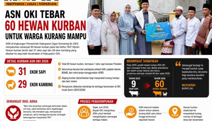 ASN OKI Bangkitkan Lagi Tradisi Kurban Kolektif
