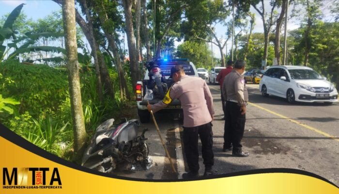 Kecelakaan Maut di Gondang Tulungagung, Bus Serempet Pemotor hingga Terjatuh ke Depan Avanza