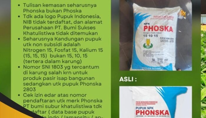 Polisi Ungkap Fakta Mengejutkan di Balik Peredaran Pupuk Ilegal di Tulungagung, Kemasan hingga NIB Diduga Fiktif