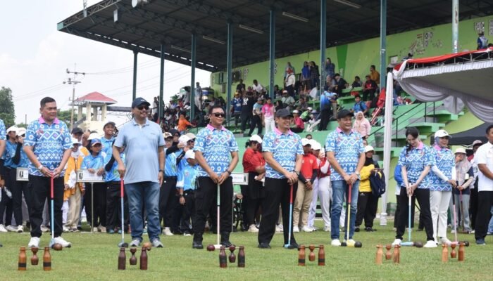 Sidoarjo Gelar Perdana Jatim Open Woodball 2026 di Stadion Jenggolo 