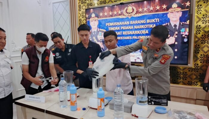 Ini Jawaban Informasi Warga, Polisi Sita dan Musnahkan 91 Catridge Etomidate Berikut Shabu