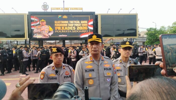 Polresta Sidoarjo Kerahkan 2900 Personel Gabungan, Siap Amankan 851 TPS Pilkades Serentak 2026
