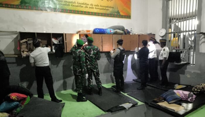 Lapas Kelas IIA Sidoarjo Gelar Razia Gabungan Bersama TNI, Polri, dan Kanwil Ditjenpas Jatim