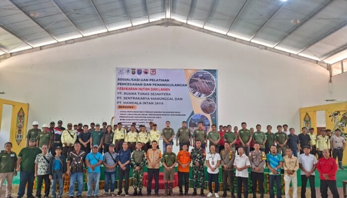 Karyamas Plation Region Badau Bentuk Pasukan Anti Asap: TNI-Polri sampai Patih Adat Turun Tangan