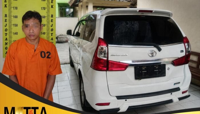 Residivis Penggelapan Mobil Rental Dibekuk Polsek Rejotangan, Avanza Milik Warga Tulungagung Berhasil Diamankan