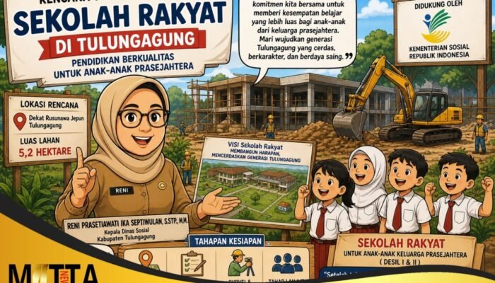 Kemensos Beri Sinyal Persetujuan Sekolah Rakyat di Tulungagung, Lahan 5,2 Hektare Sudah Disiapkan
