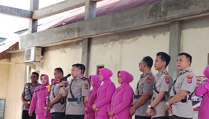 Kapolres Pimpin Sertijab 11 Perwira di Lingkungan Polres Tanah Datar