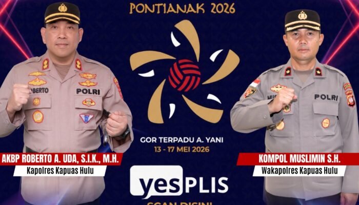 Kalbar Siap Gemparkan Asia! Pontianak Jadi Tuan Rumah AVC Men’s Volleyball Champions League 2026, Polres Kapuas Hulu All Out Dukung