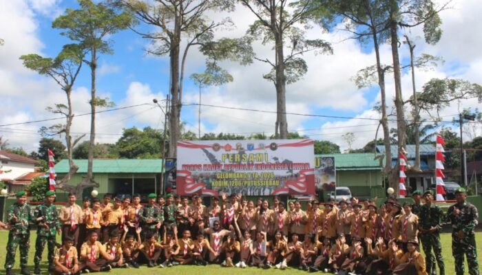 Dua Hari Digembleng di Makodim, Persami KKRI Gelombang V 2026 Cetak Pelajar Putussibau Berkarakter dan Siap Bela Negara