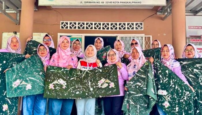 Angkat Kembali Kerduduk Lewat Batik Ciprat, Pertamina Patra Niaga Regional Sumbagsel Dukung Kreativitas Warga
