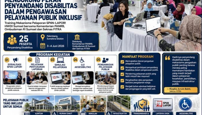 Mendorong Peran Penyandang Disabilitas Dalam Pengawas Pelayanan Publik Inklusi
