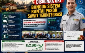 Disbunak OKI Bangun Sistem Rantai Pasok Sawit Terintegrasi