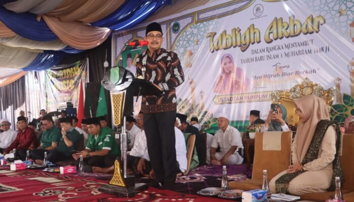 Hadiri Tabligh Akbar di Bayung Lencir, Wabup Muba: Peringatan Hari Besar Islam Harus Jadi Momentum Introspeksi